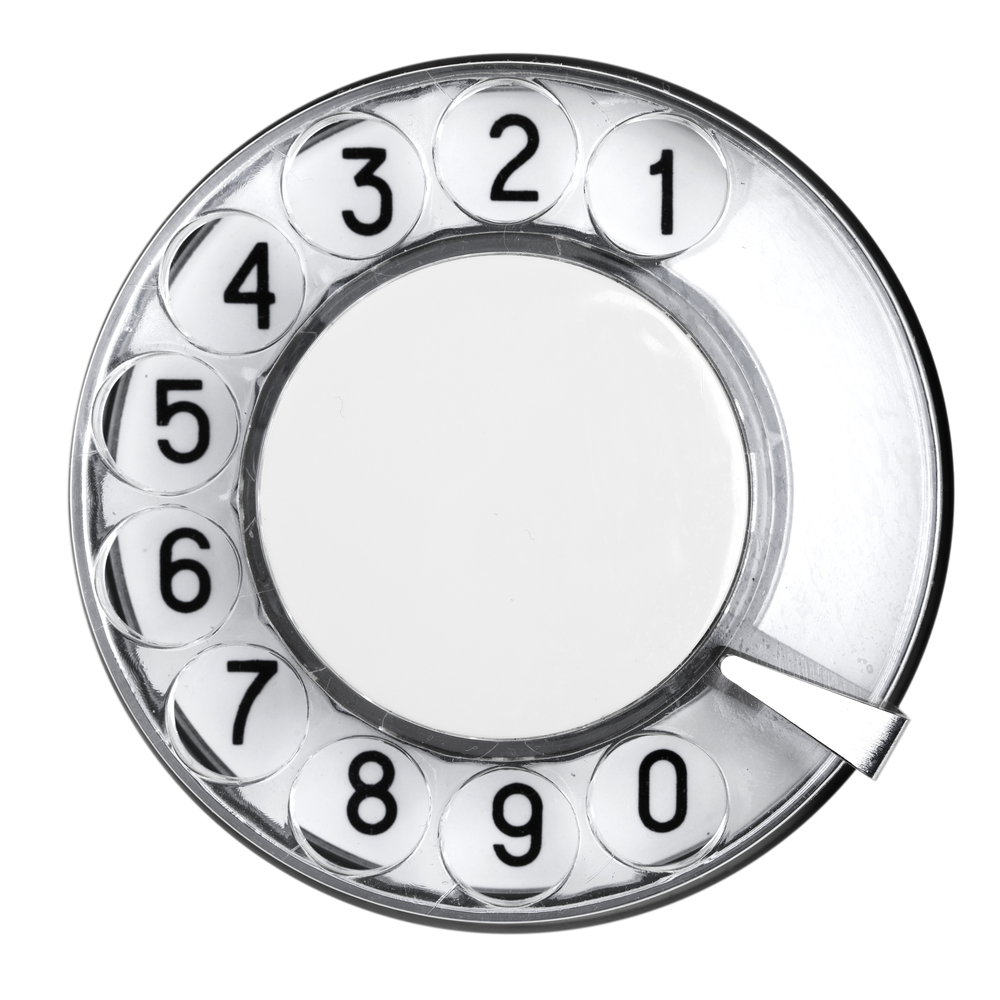 vintage phone dial